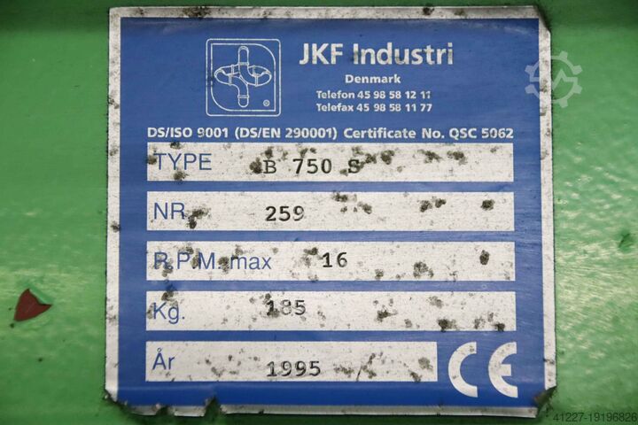 Rotační ventil 0,75 kW 16 ot/min JKF B750S