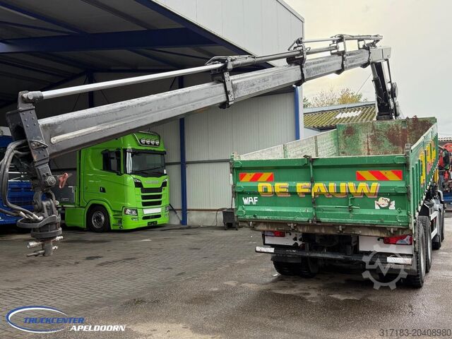 Kipper met kraan MAN TGS 35.400 8x4 Bladgeveerd, Handgeschakeld, HIA...