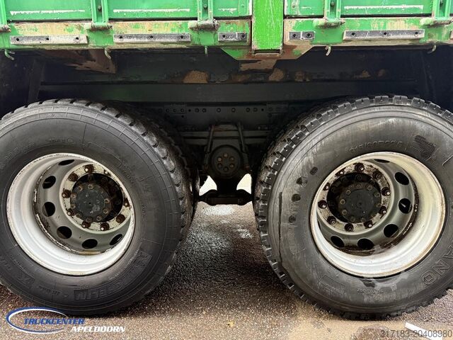 Kipper met kraan MAN TGS 35.400 8x4 Bladgeveerd, Handgeschakeld, HIA...