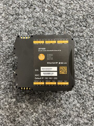 IO-Link Master mit EtherNet/IP-Schnittst ifm electronic GmbH AY1020