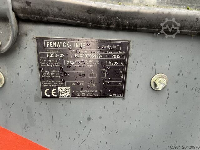 Dieselové vysokozdvižné vozíky Linde H35D-02