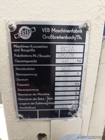 Ontbraamtrommel / Schuurwerktrommel VEB-GROSSBREITENBACH SG 2 A
