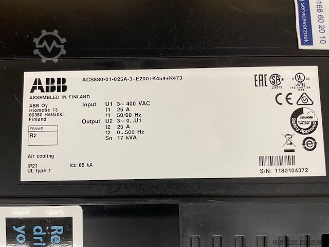 Jednostka sterująca ABB ACS880-01-025A-3 Frequency Converter 400V 25A – 14 pcs