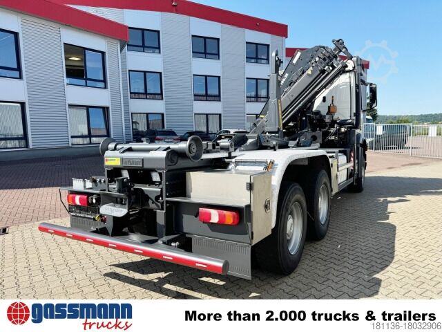 Hakowiec Mercedes-Benz Arocs 3351 AK 6x6, Retarder, Navi, Grounder, Kran