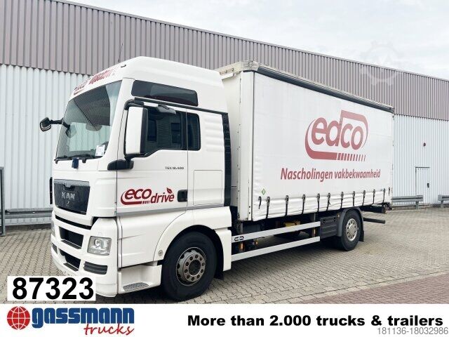 Camion plateau MAN TGX 18.400 4X2 BL, Fahrschule, 2x AHK, 6 Sitzer
