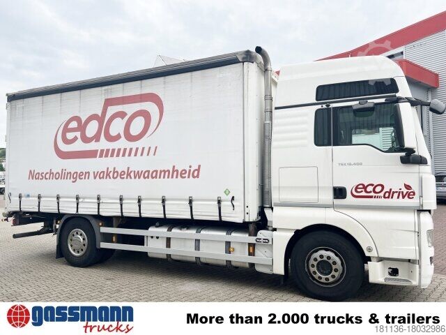 Camion plateau MAN TGX 18.400 4X2 BL, Fahrschule, 2x AHK, 6 Sitzer