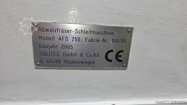 Verktygsslipmaskin SOLITEC / KLINGELNBERG AFS 250