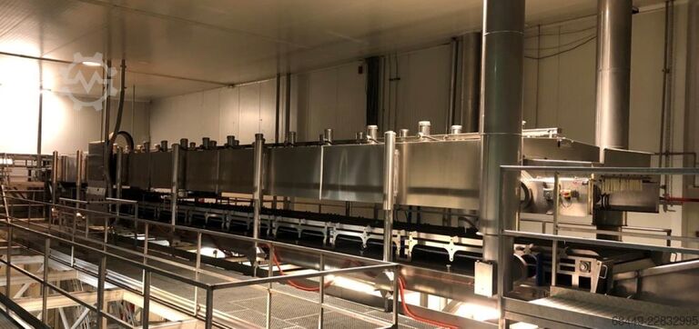 IQF mrazicí tunel – dusíkový tunel Air Products IQF Freezer Stikstofvriezer – Freshline