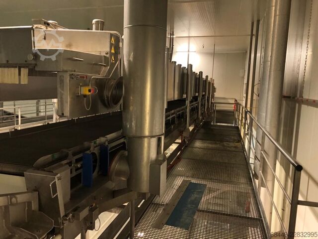 IQF mrazicí tunel – dusíkový tunel Air Products IQF Freezer Stikstofvriezer – Freshline