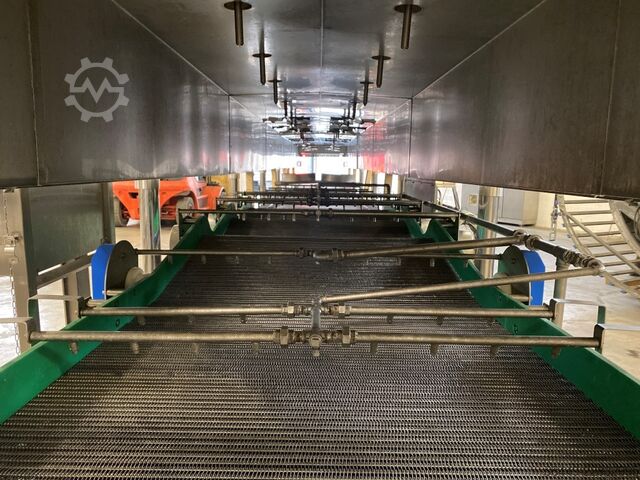 IQF mrazicí tunel – dusíkový tunel Air Products IQF Freezer Stikstofvriezer – Freshline