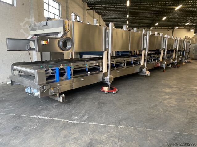 IQF mrazicí tunel – dusíkový tunel Air Products IQF Freezer Stikstofvriezer – Freshline