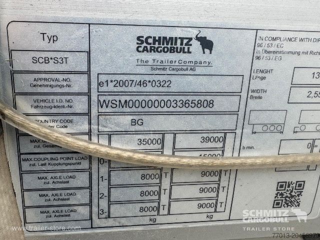 Auflieger mit Pritsche & Plane Schmitz Cargobull Curtainsider Standard