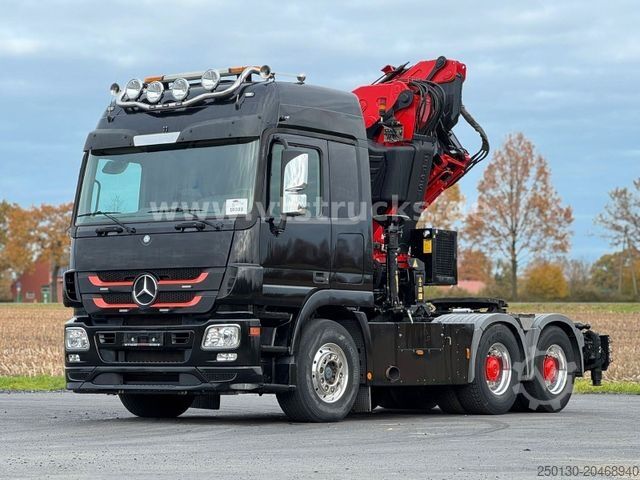 Lastbilsmonterad kran MERCEDES-BENZ Actros MP3 2650 6x4 Fassi F600
