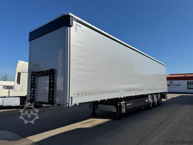 Open semitrailer with tarp KÖGEL SN 24 *  * LIFTACHSE * SAF * NEU AUFLIEGER