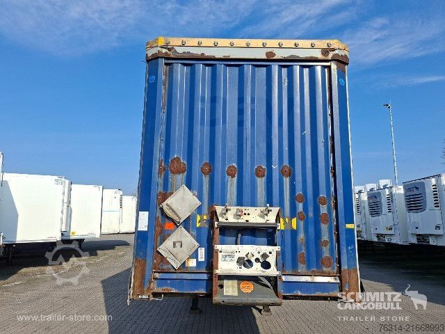 Open semitrailer with tarp Krone Curtainsider Mega