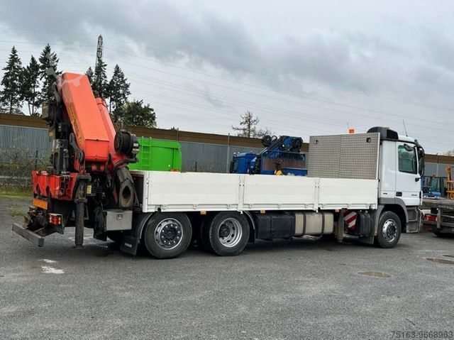 Camión de plataforma MERCEDES-BENZ Actros 2546 L 6x2  Pritsche Heckkran Palfinger P