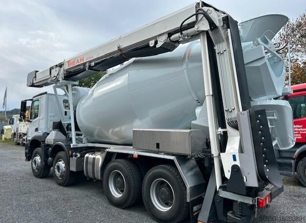 Lastbil med betongblandare Mercedes-Benz Arocs 3746, Remmel 9m³ mit Förderband