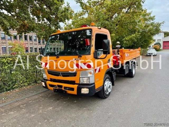 3 taraflı damper Mitsubishi Fuso 7C18 / Kipper Mit Kran Fassi F50A/Eu6d