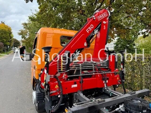 3 taraflı damper Mitsubishi Fuso 7C18 / Kipper Mit Kran Fassi F50A/Eu6d