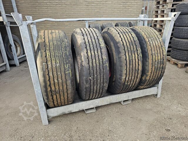 2010 BRIDGESTONE | R 164 \ DORSE LASTİĞİ | 425/65 R 22.5 | 4 ADET | 12-12-8-5 MM DİŞ DERİNLİĞİ| BRIDGESTONE | R 164 \ TRAILERBAND | 425/65 R 22.5| 4 STUKS | ...