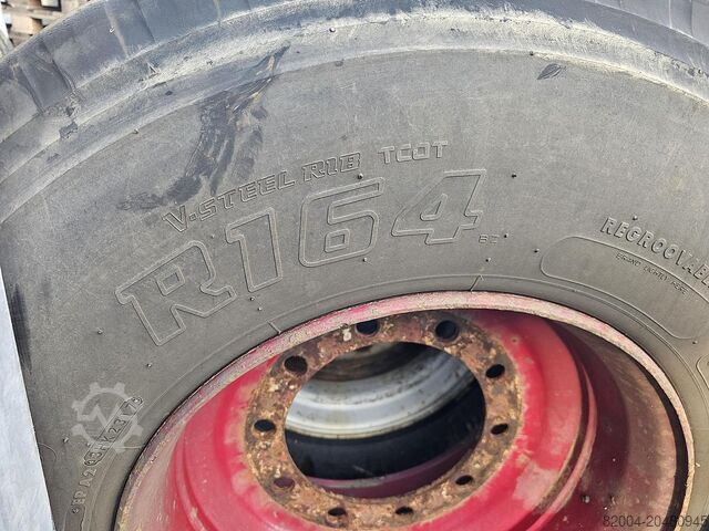 2010 BRIDGESTONE | R 164 \ DORSE LASTİĞİ | 425/65 R 22.5 | 4 ADET | 12-12-8-5 MM DİŞ DERİNLİĞİ| BRIDGESTONE | R 164 \ TRAILERBAND | 425/65 R 22.5| 4 STUKS | ...