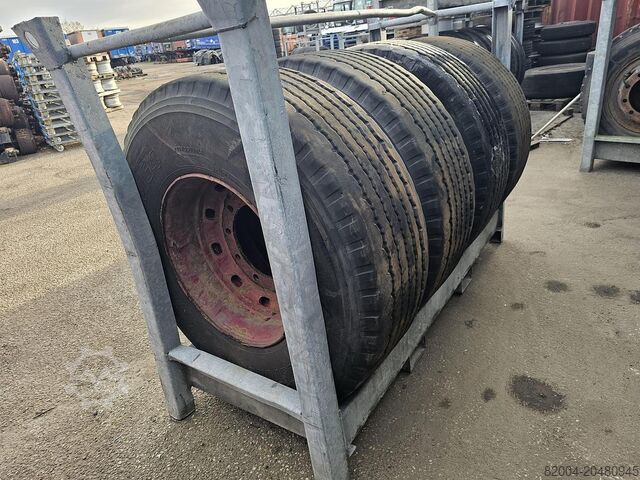 2010 BRIDGESTONE | R 164 \ DORSE LASTİĞİ | 425/65 R 22.5 | 4 ADET | 12-12-8-5 MM DİŞ DERİNLİĞİ| BRIDGESTONE | R 164 \ TRAILERBAND | 425/65 R 22.5| 4 STUKS | ...