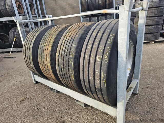 2010 BRIDGESTONE RÖMORK LASTİĞİ | 425/65 R 22.5 | 12-12-6-3 MM DİŞ DERİNLİĞİ. BRIDGESTONE TRAILER BAND |425/65 R 22.5 | 12-12-6-3 MM PROF...