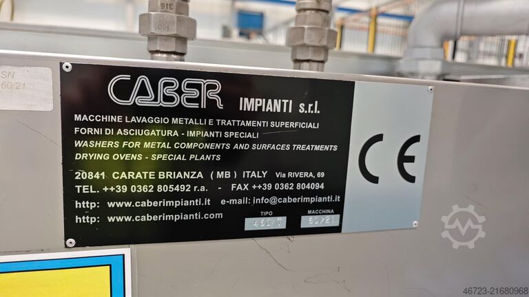 Machine de lavage de pièces métalliques CABER 460/T