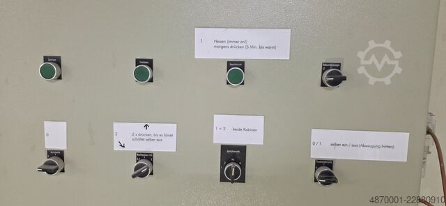 Installation industrielle de peinture / Cabine de pulvérisation BERKMANN Industrie-Lackieranlage / Sprit 2870/98 (gemäss Typenschild)