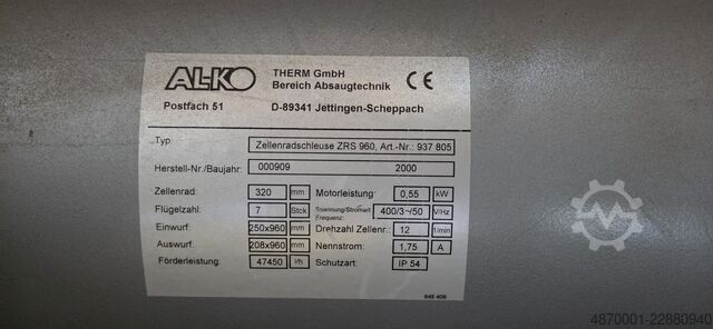 Stationaire afzuiginstallatie en afzuigleidingen AL-KO THERM GmbH PROFI-JET BG 2
