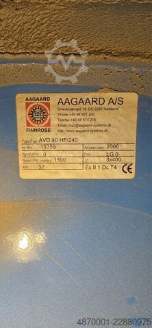 Industrie-Absauganlage mit Wärmerückführ AAGAARD / FINNROSE Aagaard AVD 40 HF/240