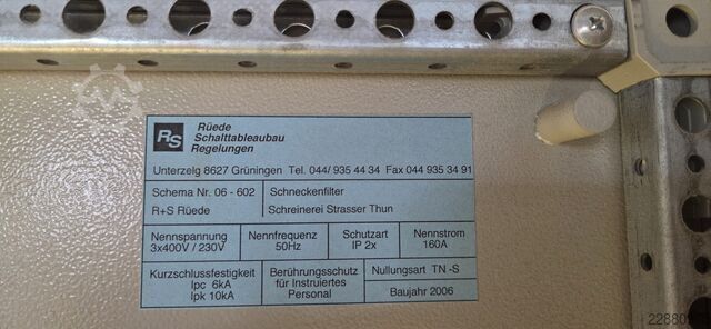 Impianto di aspirazione industriale con recupero di calore AAGAARD / FINNROSE Aagaard AVD 40 HF/240