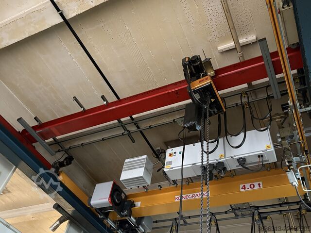 Hallen vinç 4000 kg 2012 yılı, 4,3 m Konecranes 
