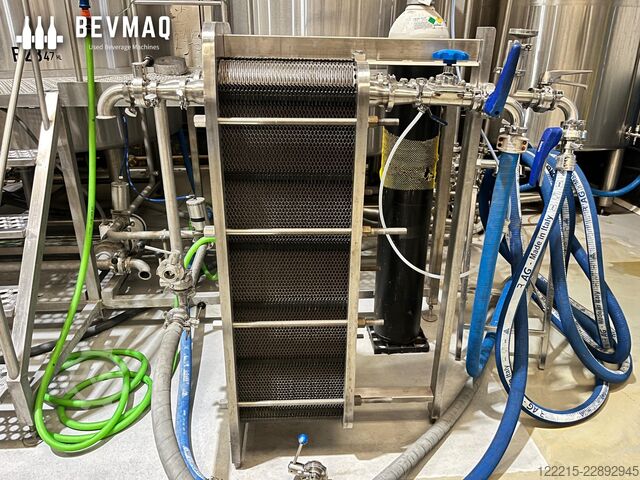 ABE 20 BBL (2.347 L) διπλοδοχείο ζυθοποίησης (2016) ABE Sudhaus
