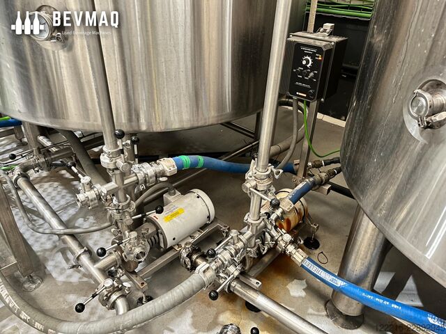 ABE 20 BBL (2.347 L) διπλοδοχείο ζυθοποίησης (2016) ABE Sudhaus