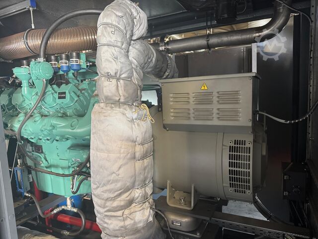 Gasmotor Fortes CHP unit 140 kW el Hyundai GV222Ti / Nidec Leroy Somer LSA