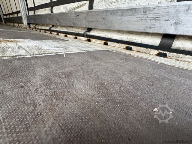 Swap body with flatbed & tarpaulin Krone Jumbo 7,82m Innenhöhe 3m Edschaverdeck