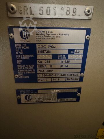 Industrial robot COMAU C3G Plus