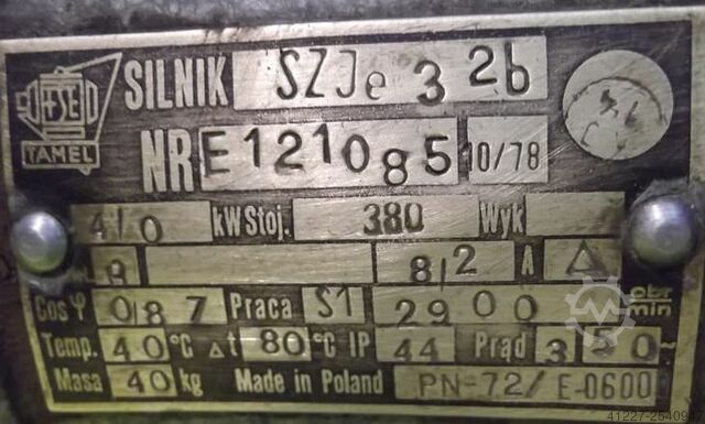 Elektromotor 4 kW 2900 Rpm Silnik SZJe32b