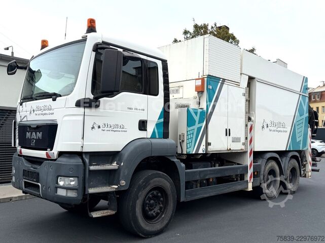 Φορτηγό δεξαμενή κενού MAN 33.440 TGS 6x4, MTS Saugbagger
