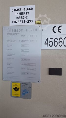 Barbermaskine med gear GLEASON-HURTH ZSE 160 T