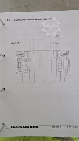 Barbermaskine med gear GLEASON-HURTH ZSE 160 T