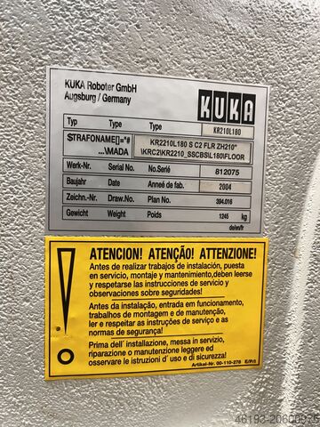 Βιομηχανικό ρομπότ Biesse KuKa KR 210 L180