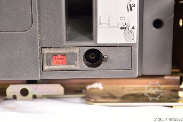 3-polige uittrekbare stroomonderbreker Siemens 3WN6781-0MB05-1KA3
