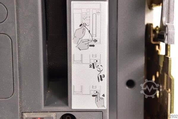 3-polige uittrekbare stroomonderbreker Siemens 3WN6781-0MB05-1KA3