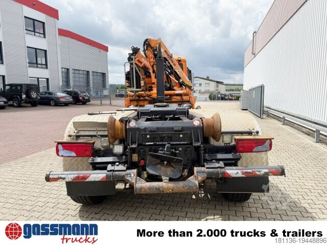 Haakarm vrachtwagen MAN TGS 28.440 6x2-4 BL, Lenk-/Liftachse, Kran Atlas