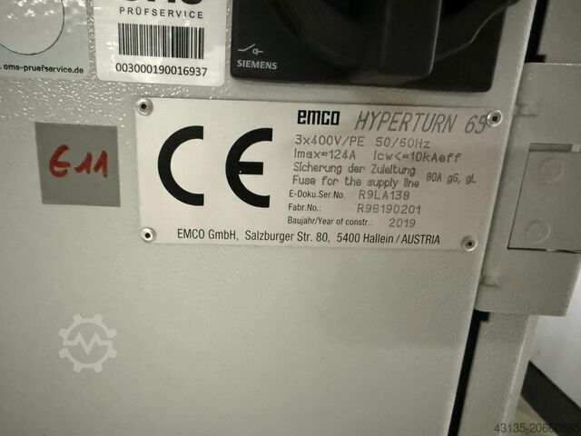 CNC vrtenje i glodanje centar EMCO HYPERTURN 65-1300 (SM2Y2)