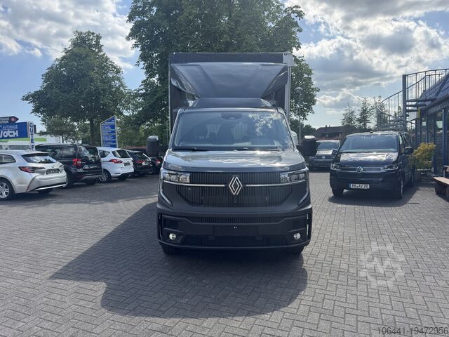 Transporter met dieplader & dekzeil RENAULT Master Pritsche Plane Portaltüren