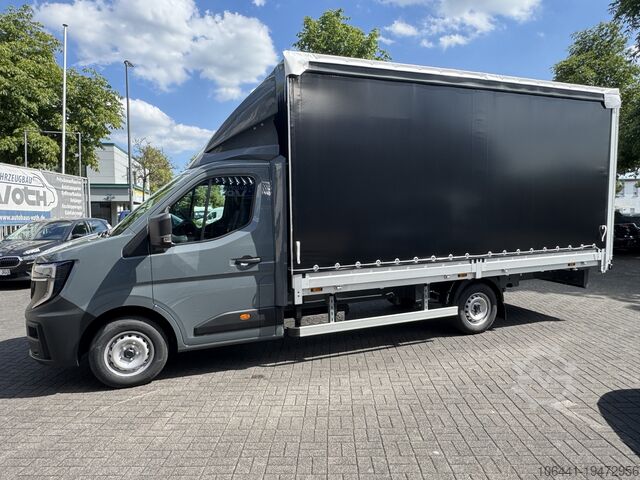 Transporter met dieplader & dekzeil RENAULT Master Pritsche Plane Portaltüren