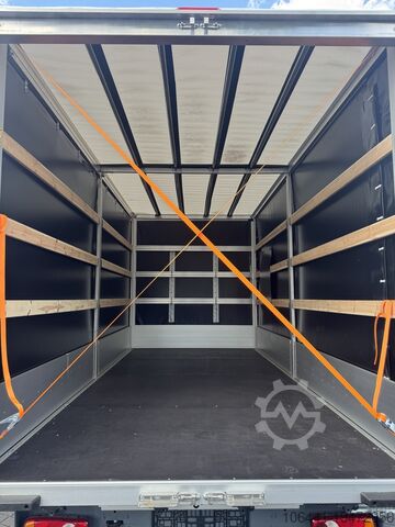 Transporter met dieplader & dekzeil RENAULT Master Pritsche Plane Portaltüren